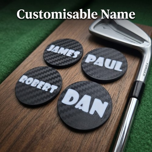 Custom golf ball - ball, marker